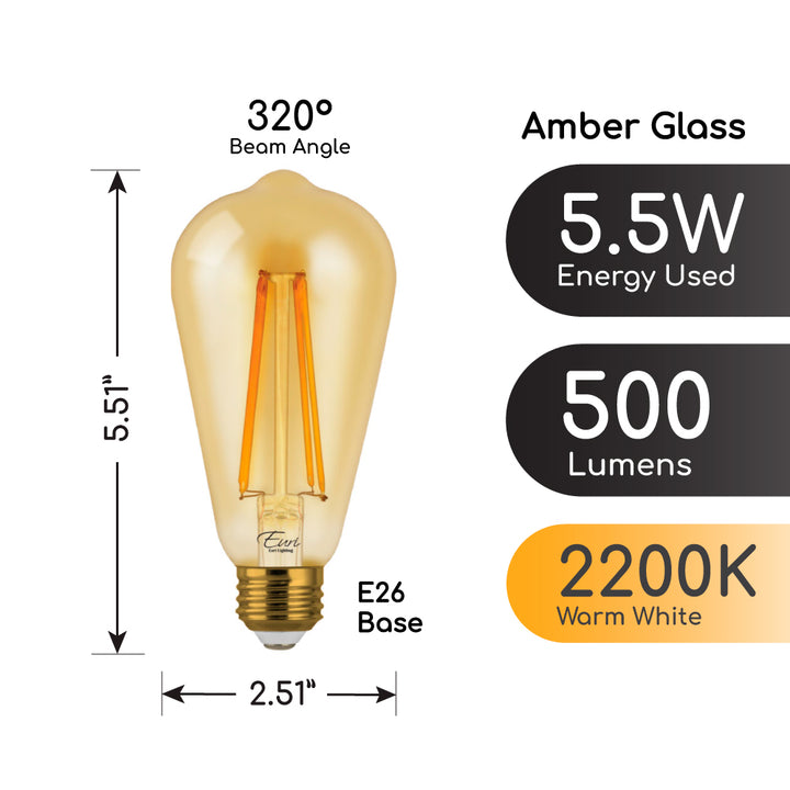 LED St19 60W Dim Energy Star product image