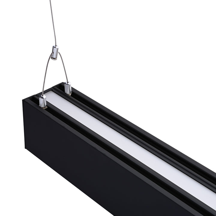 LED 4Ft Up Down Fixture 3Cct Dual Tune Dlc - EUD4-50W103SW-B close-up detail
