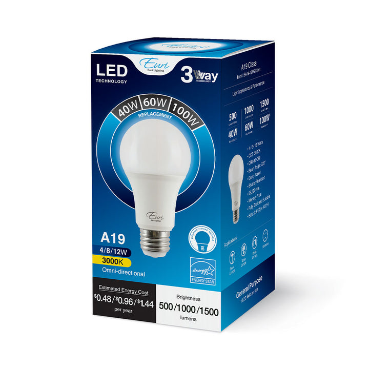 LED A19 100W Dim Energy Star - EA19-12W2100ET packaging image