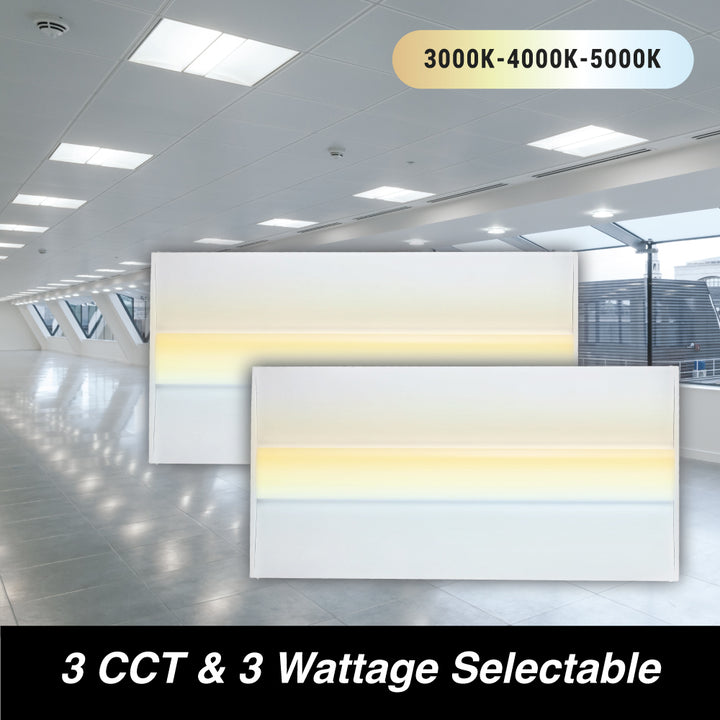 Euri Lighting Slim Troffer – 2x4 – 33W / 3000K - ETF24-50W103SW-2 installation view