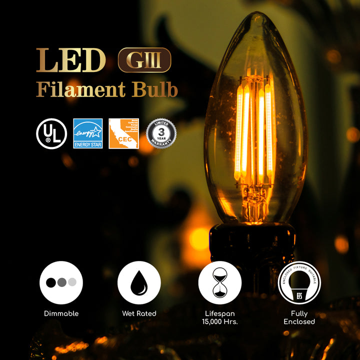 LED B10 60W Dim Energy Star CEC - VB10-3020CEC product image