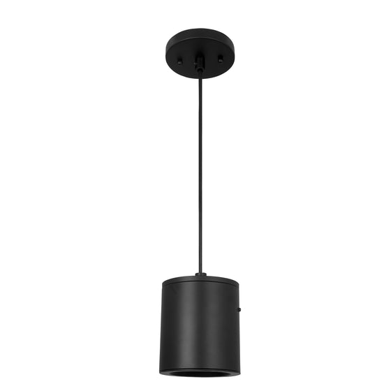 Pendant Light – 15W – 3000K/4000K/5000K Selectable – Cylinder, Black, AC120V