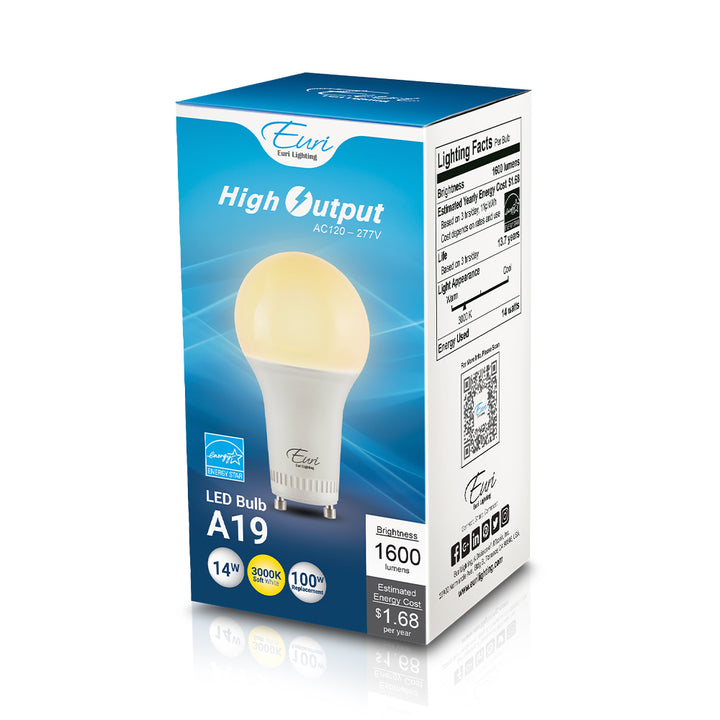 LED A19 100W Dim Energy Star - EA19-14W1100EGV packaging image