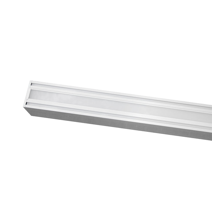 LED 8Ft Up Down Fixture 3Cct Dual Tune Dlc - EUD8-100W103SW-W close-up detail