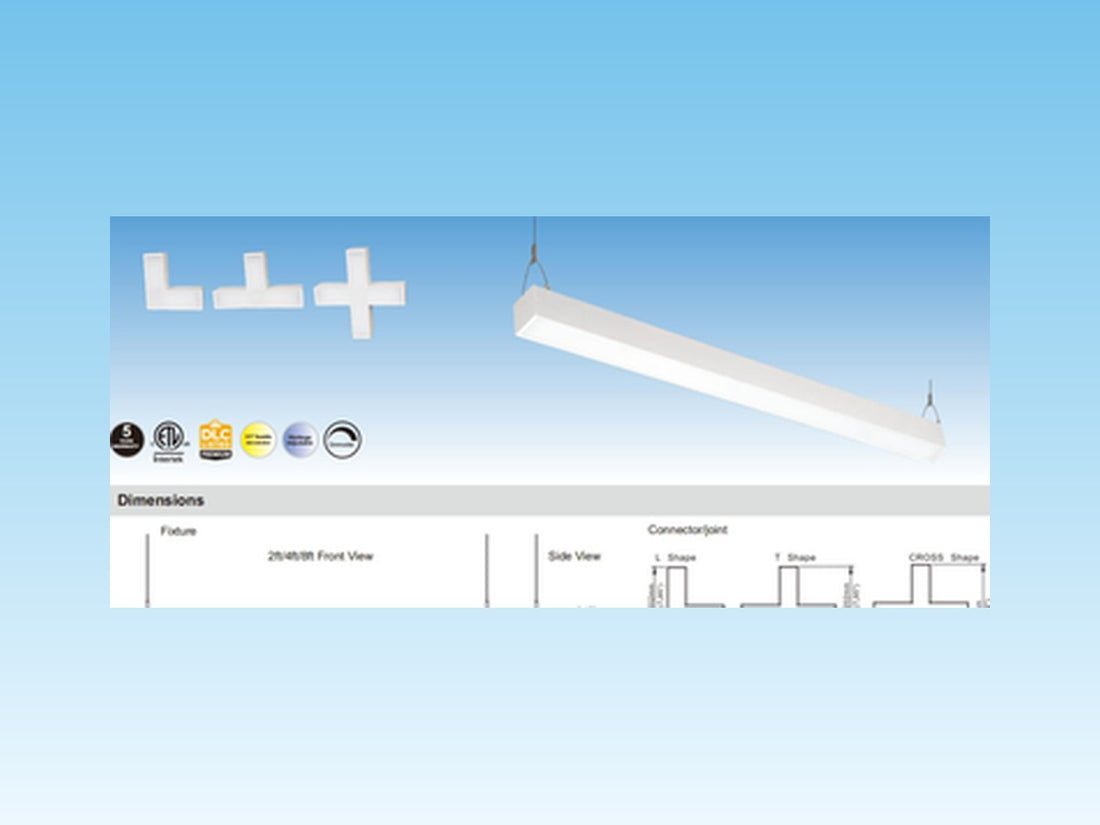 Honya Architectural Linear Fixtures HY-2FT-LD-25W-3CCT(WH) detail 2