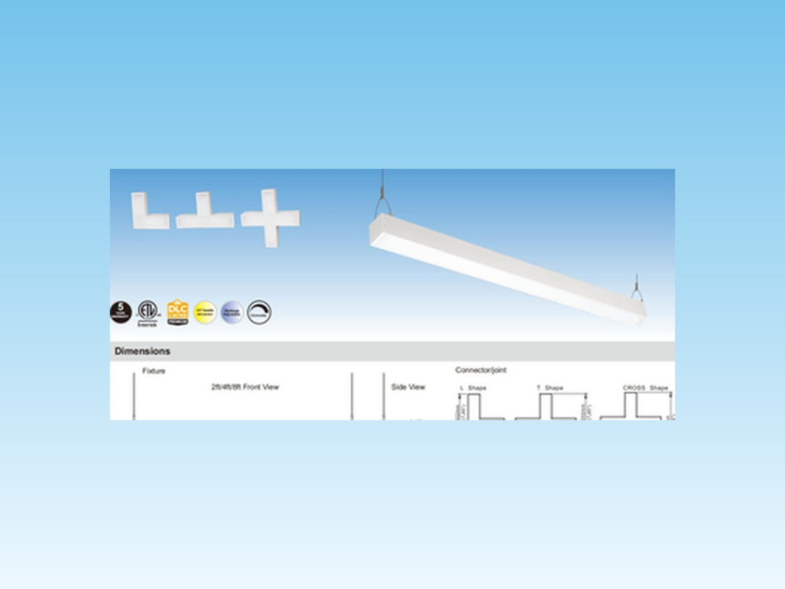 Honya Architectural Linear Fixtures HY-2FT-LD-25W-3CCT(WH) detail 3