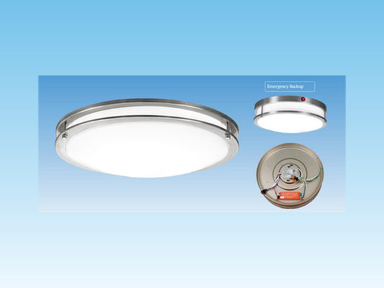 Honya LED Double Ring Flush Mount 12" 16W 5CCT 120-277V Motion Sensor